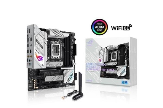 Obrázek ASUS MB Sc LGA1700 ROG STRIX B760-G GAMING WIFI D4, Intel B760, 4xDDR4, 1xDP, 1xHDMI, WI-FI, mATX