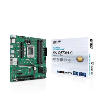 Obrázek ASUS MB Sc LGA1851 PRO Q870M-C-CSM, Intel Q870, 4xDDR5, 2xDP, 1xHDMI, mATX