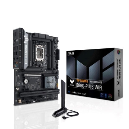 Obrázek ASUS MB Sc LGA1851 TUF GAMING B860-PLUS WIFI, Intel B860, 4xDDR5, 1xThunderbolt, 1xDP, 1xHDMI, WiFi, ATX