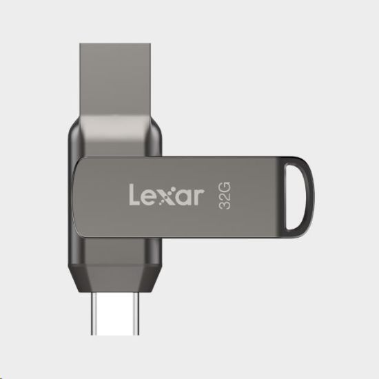 Obrázek Lexar JumpDrive Dual Drive D400 Type-C/Type-C & Type-A, up to 100MB/s read (USB 3.1) 32GB