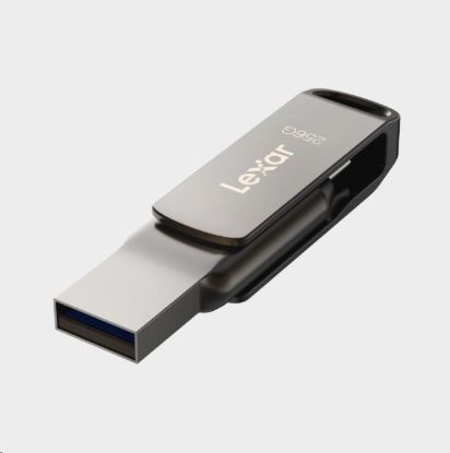 Obrázek Lexar JumpDrive Dual Drive D400 Type-C/Type-C & Type-A, up to 130MB/s read (USB 3.1) 256GB