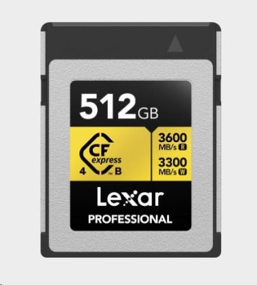 Obrázek Lexar CFexpress 4.0 Pro Gold R3600/W3300 512GB