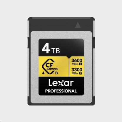 Obrázek Lexar CFexpress 4.0 Pro Gold R3600/W3300 4TB