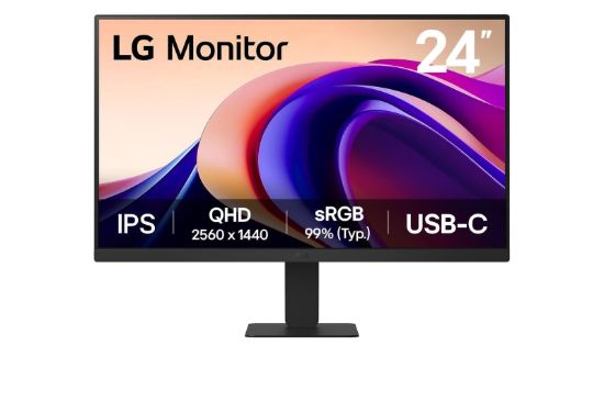 Obrázek LG MT IPS LCD LED 23,8" 24U631A - IPS panel, 2560x1440, 100hz, HDMI, USB-C
