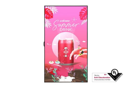 Obrázek LG 55" Signage 55XS4P-B – FHD 1920×1080, 4000 cd/m2, 24/7, webOS 6.0, HDMI, DP, LAN, RS-232, Digitální rotace