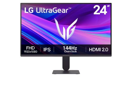 Obrázek LG MT IPS LCD LED 23,8" 24G411A-B - IPS panel, 1920 x 1080, 144Hz, 5ms, G-sync, HDMI, DP