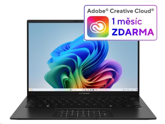 Obrázek ASUS NTB Zenbook 14 (UM3406KA-OLED027W), R7-AI-350, 14" 1920 x 1200, 16GB, 1TB SSD, Radeon, W11 Home, Black