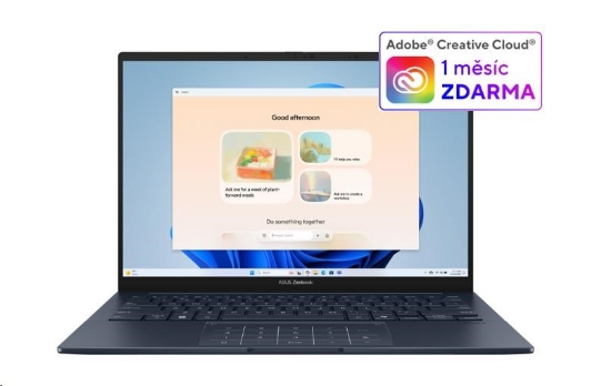 Obrázek ASUS NTB Zenbook 14 (UX3405CA-OLED381X), Ultra 7 255H, 14" 1920 x 1200, 32GB, 1TB SSD, Intel Arc, W11 Pro, Blue