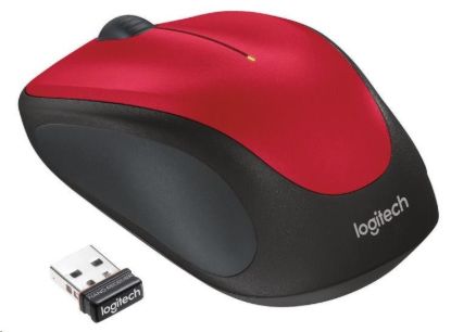 Obrázek Logitech Wireless Mouse M235, red