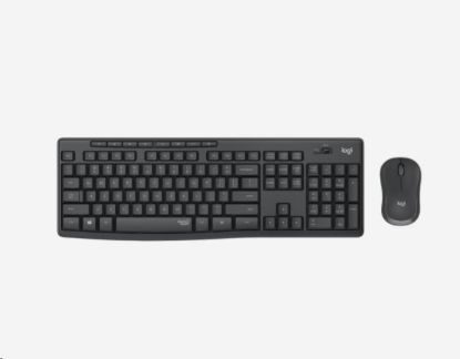 Obrázek Logitech Silent Wireless Combo MK295, bezdrátová klávesnice + myš, US, Graphite