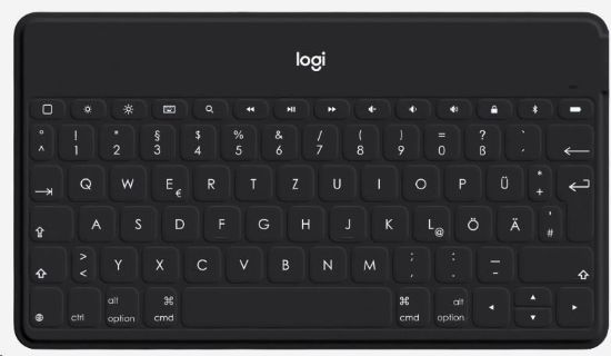 Obrázek Logitech Bluetooth Keyboard Folio Keys-To-Go, DE, Black, Apple