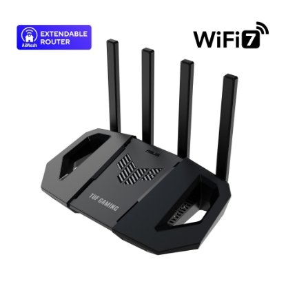 Obrázek ASUS TUF-BE3600 (BE3600) WiFi 7 Extendable Gaming Router, 2.5G porty, AiMesh