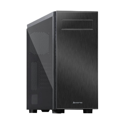Obrázek BAZAR - CHIEFTEC skříň HAWK, ATX, 2xUSB 3.0, 1x USB 2.0, Prosklená bočnice, černá - Rozbaleno (Bez příšlušenství)