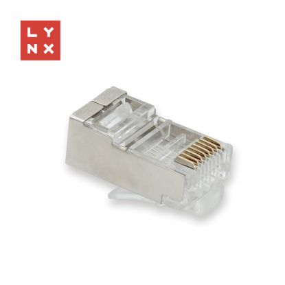 Obrázek LYNX konektor STP Cat6a, 50µ, 100ks
