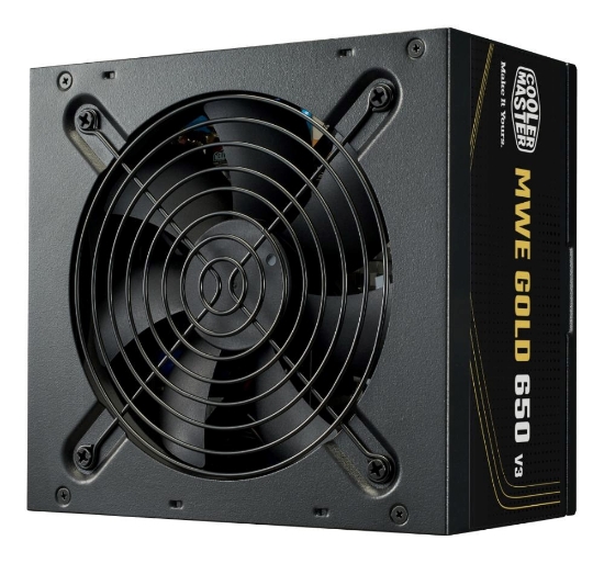 Obrázek Cooler Master zdroj MWE Gold 650W V3, 120mm, 80+ Gold, ATX 3.1