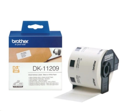 Obrázek BROTHER DK-11209 Úzké adresní štítky 29x62mm (800 ks)