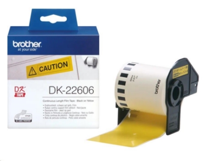 Obrázek BROTHER DK-22606 žlutá filmová role 62mm x 15,24m