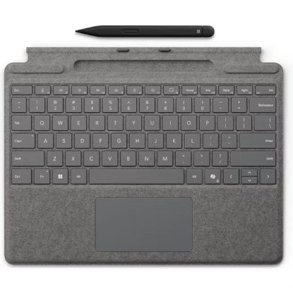 Obrázek MS Surface Pro Keyboard + Pen Storage Con, Pen Storage, CoPilot Button, CZ, Platinum