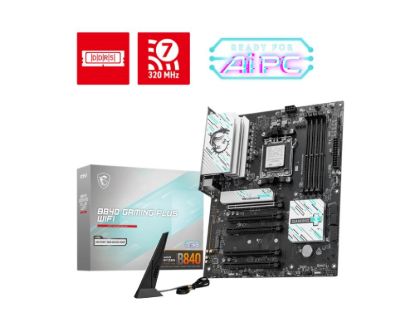 Obrázek MSI MB Sc AM5 B840 GAMING PLUS WIFI, AMD B840, 4xDDR5, 1xHDMI, WiFi, ATX