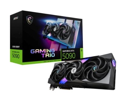 Obrázek MSI VGA NVIDIA GeForce RTX 5090 32G GAMING TRIO OC, RTX 5090, 32GB GDDR7, 3xDP, 1xHDMI
