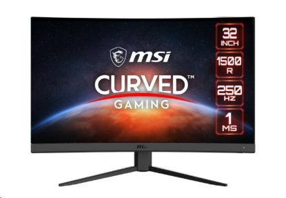 Obrázek MSI LCD G32C4X, 31.5" 1920x1080, VA, 250Hz, 4ms, VESA 100x100mm, N/A, Black