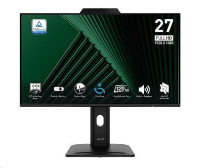 Obrázek MSI LCD PRO MP272PMG, 27" 1920x1080, IPS, 100Hz, 1ms, VESA 100x100mm, N/A, Black