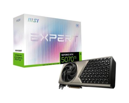 Obrázek MSI VGA NVIDIA GeForce RTX 5070 Ti 16G EXPERT OC, RTX 5070 Ti, 16GB GDDR7, 3xDP, 1xHDMI