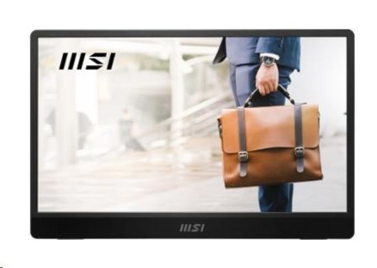 Obrázek MSI LCD PRO MP161 E2U, 15.6", IPS, FHD, 60Hz, 4ms, Black