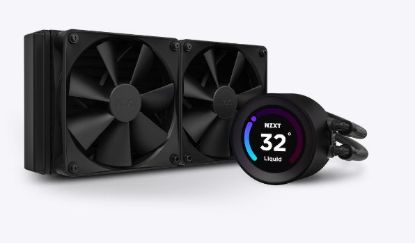 Obrázek NZXT vodní chladič Kraken 240 ELITE / 2x120mm fan / LCD disp. / 6 let / LGA1851 / AM5