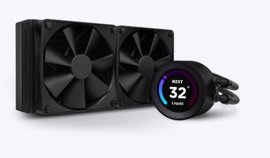 Obrázek NZXT vodní chladič Kraken 240 ELITE / 2x120mm fan / LCD disp. / 6 let / LGA1851 / AM5