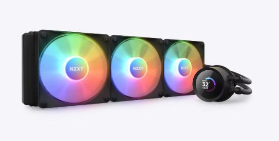 Obrázek NZXT vodní chladič Kraken 360 RGB / 3x120mm fan / LCD disp. / 6 let / LGA1851 / AM5