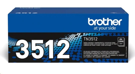 Obrázek BROTHER Toner TN-3512 ( HL-L6xxx, DCP/MFC-L6xxx, 12 000 str. A4)