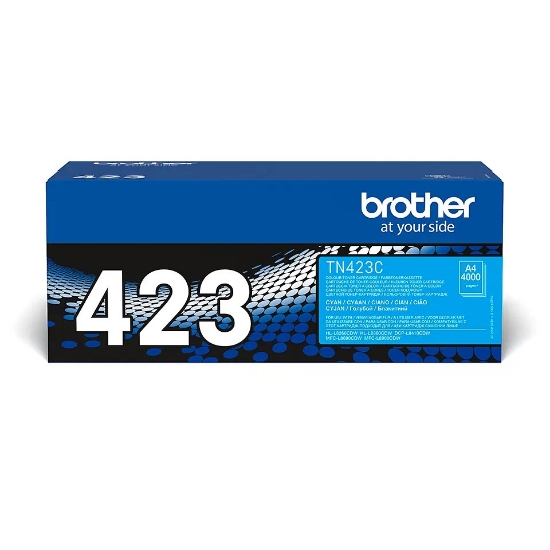 Obrázek BROTHER Toner TN-423C pro HL-L8260CDW/HL-L8360CDW/DCP-L8410CDW, 4.000 stran, Cyan