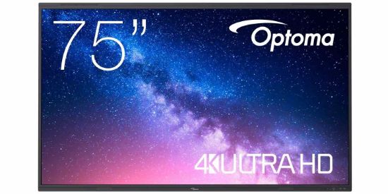 Obrázek Optoma 5753RK IFPD 75" - interaktivní dotykový, 4K UHD, multidotyk 40prstu, Android 13,  8GB RAM / 64GB ROM