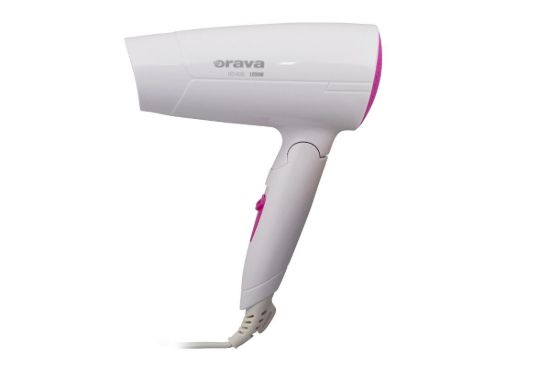 Obrázek Orava HD-406 cestovní fén, 1200 W, sklopná rukojeť, 79 dB, bílá