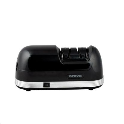 Obrázek Orava elektrický brousek nožů, dvoustupňový ostřící systém, diamantové brusné kotouče, černý