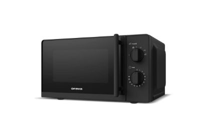 Obrázek Orava mikrovlnná trouba, 700 W, 20 l, 6 úrovní mikrovlnného výkonu, černá
