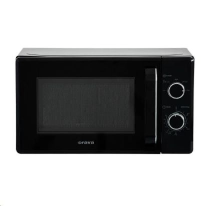 Obrázek Orava Miwa-1B mikrovlnná trouba 700 W, 20 l, otočný talíř s průměrem 25,5 cm, černá
