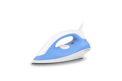 Obrázek Orava ZE- 202 suchá žehlička, 1400 W, max 220°C, manuální ovládání, bílá / modrá