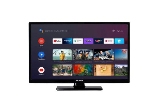 Obrázek Orava 24" TV, HD Ready, LED, Android, smart, 12 V/4A, Wi-Fi, HDMI, Bluetooth, Chromecast