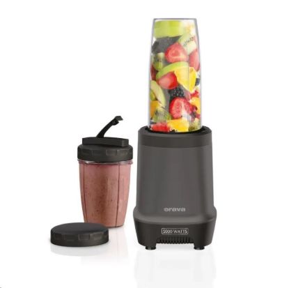 Obrázek Orava smoothie mixér s 3 nádobami, 1000 W, 2 druhy nerezových nožů