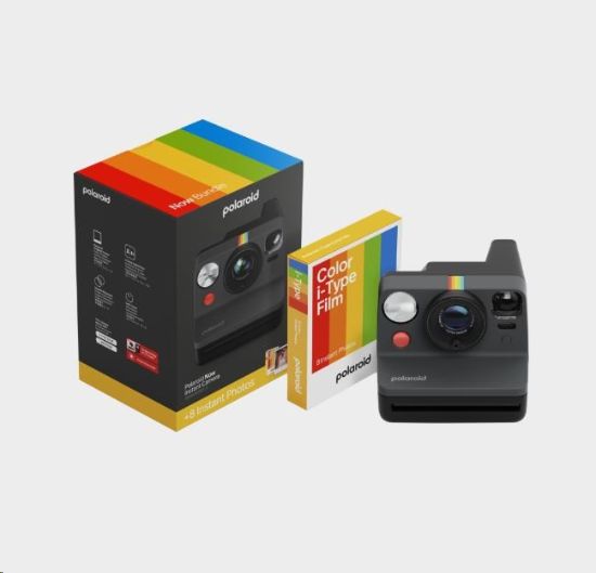 Obrázek Polaroid Now Gen 3 Black bundle with Color Film (8 photos)