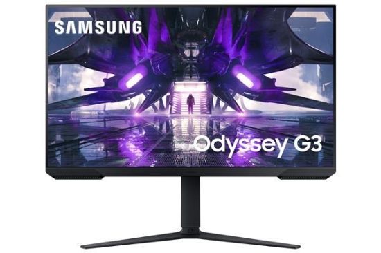 Obrázek SAMSUNG MT LED LCD Gaming Monitor 32" Odyssey LS32AG320NUXEN-plochý,VA,1920x1080,1ms,165Hz,HDMI,Display Port,Pivot