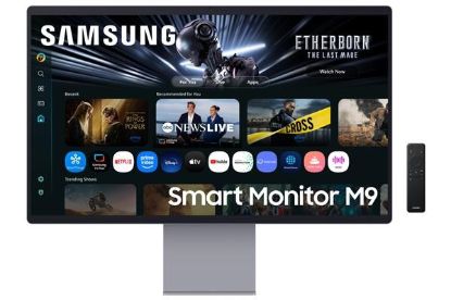 Obrázek SAMSUNG MT LED LCD 32" Smart Monitor M9 (M90SF) OLED, UHD, 165hz, 0.03ms, hdmi, usb-c, speaker, pivot