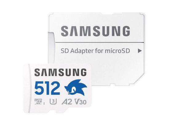 Obrázek Samsung micro SDXC karta 512GB PRO Plus 'Sonic the Hedgedog™' + SD adaptér