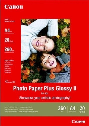 Obrázek Canon fotopapír PP-201 A4, 20ks, lesklý, 275g/m