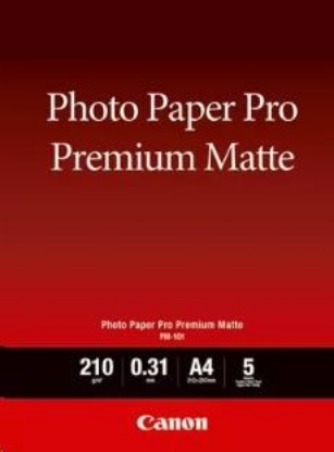 Obrázek Canon fotopapír PREMIUM MATTE PM-101,  A4, 20ks, 210g/m
