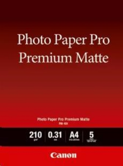 Obrázek Canon fotopapír PREMIUM MATTE PM-101,  A4, 20ks, 210g/m