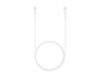 Obrázek Samsung datový kabel EP- DX510JWE, USB- C, 5A, 1, 8 m, bílá