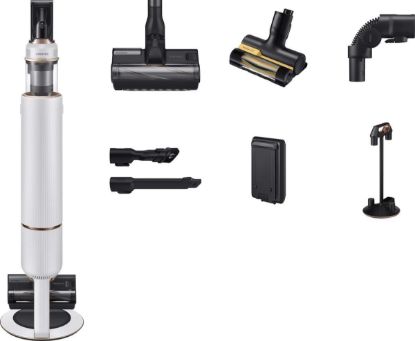 Obrázek Samsung Bespoke Jet Plus Pet tyčový vysavač, akumulátorový, 86 dB, černá a bílá